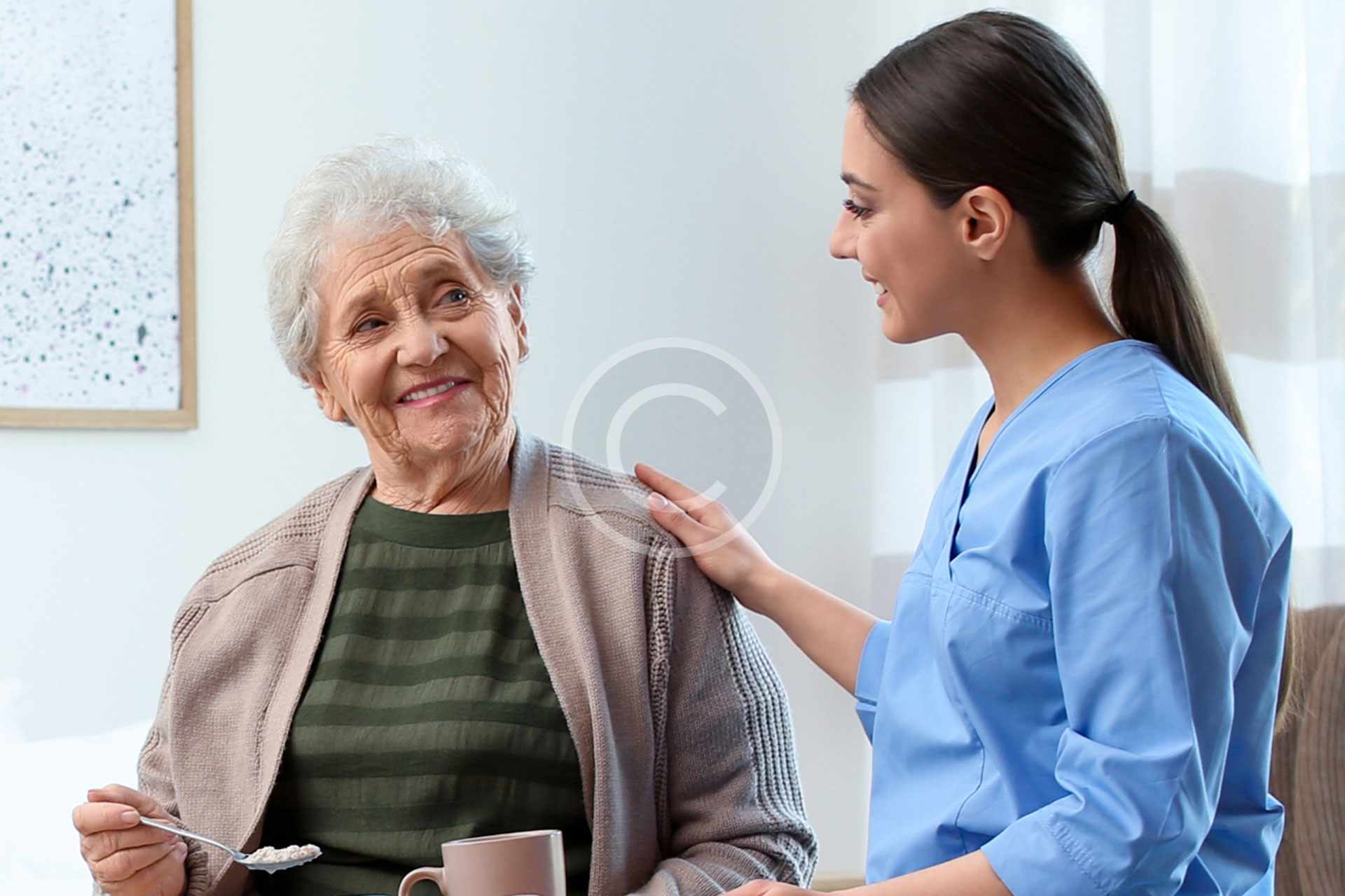 Assistência na toma de medicação